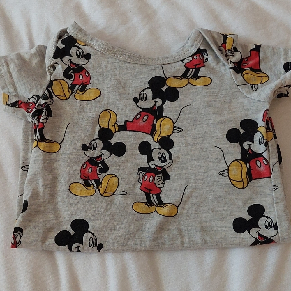 Mickey Mouse Short Onesies - Picture 1 of 4